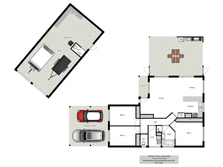 Floorplan of Homely house listing, 4 Pin Court, Wodonga VIC 3690