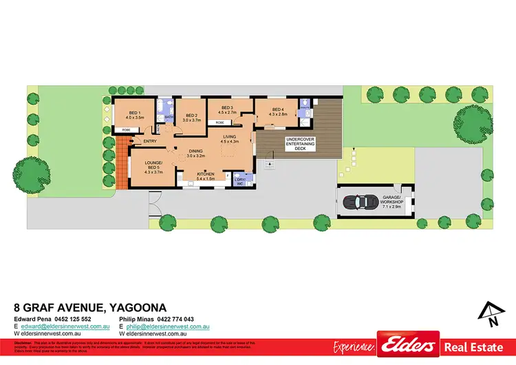 Floorplan of Homely house listing, 8 Graf Avenue, Yagoona NSW 2199