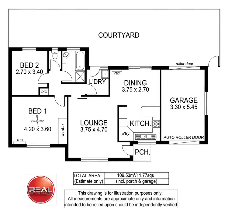 Floorplan of Homely house listing, 1/15 Sixth Avenue, Ascot Park SA 5043