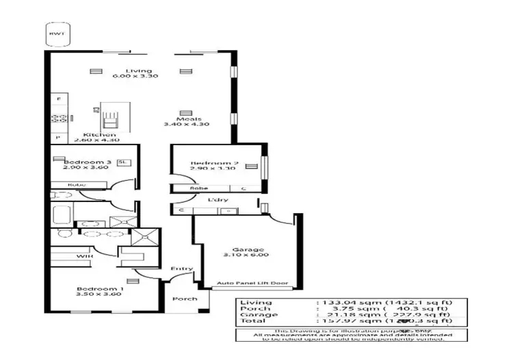 Floorplan of Homely house listing, 15A Canberra Street, Henley Beach South SA 5022
