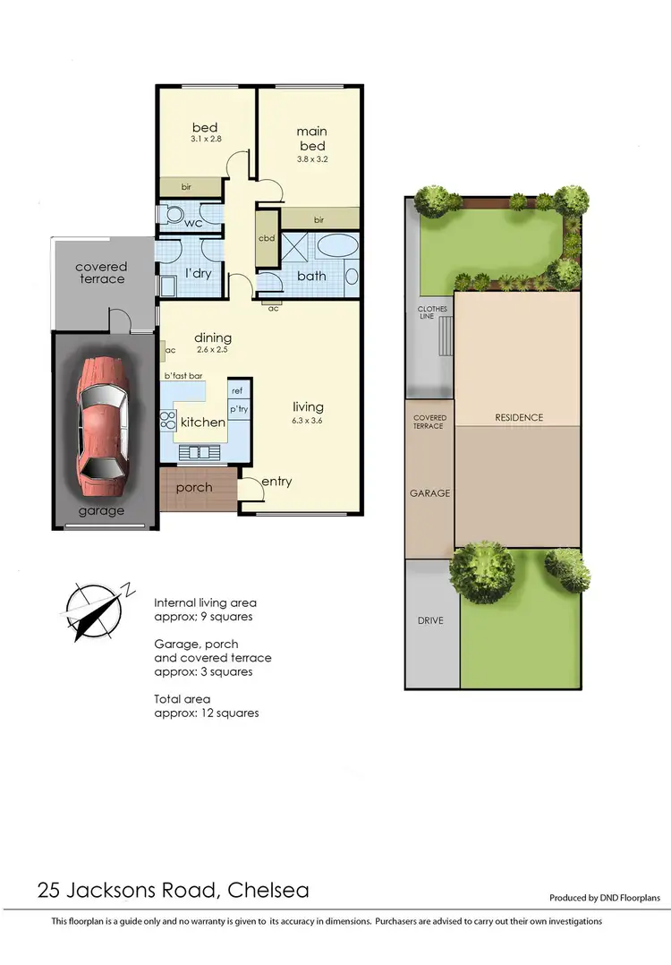 Floorplan of Homely villa listing, 25 Jacksons Rd, Chelsea VIC 3196