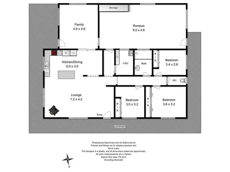 Floorplan of Homely house listing, 34 Morris Road, Natone TAS 7321