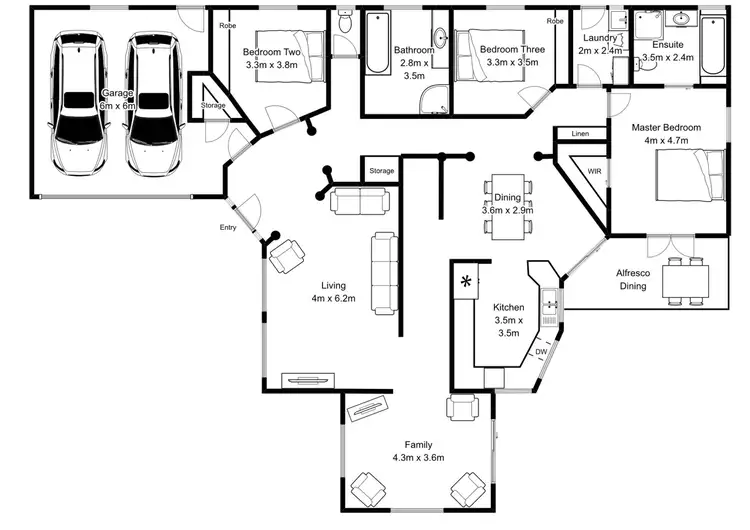 Floorplan of Homely house listing, 26 Balmoral Avenue, Riverside TAS 7250