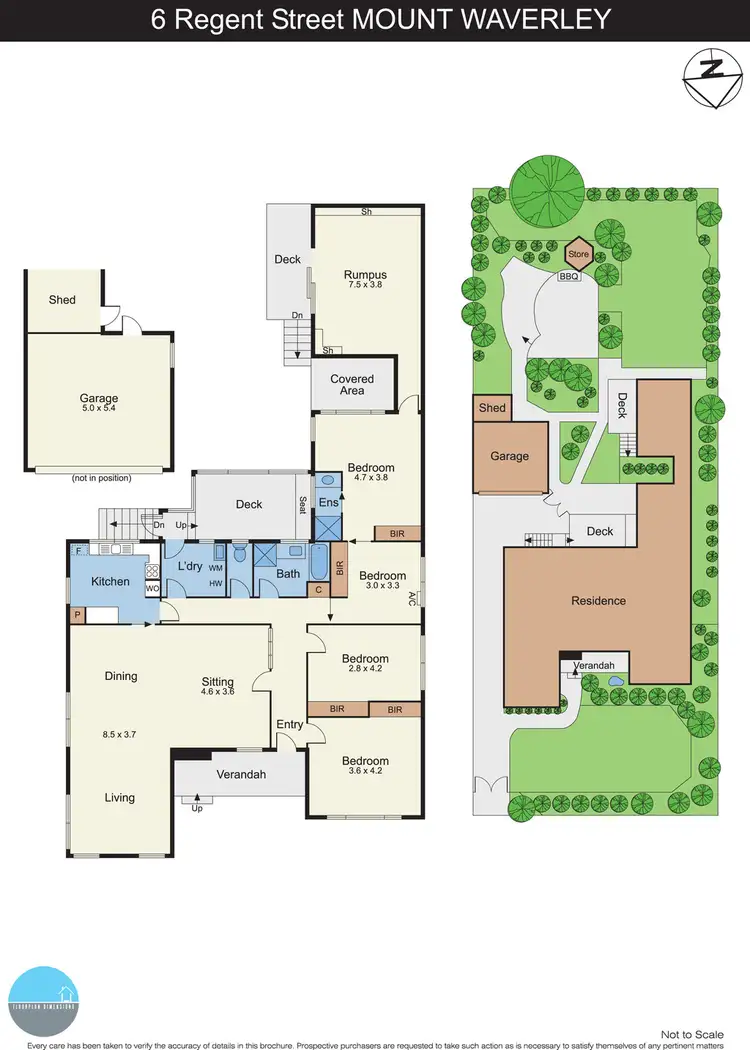 Floorplan of Homely house listing, 6 Regent Street, Mount Waverley VIC 3149