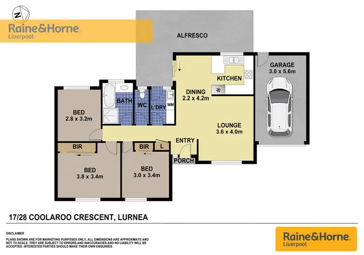 Floorplan of Homely house listing, 17/28 Coolaroo Crescent, Lurnea NSW 2170