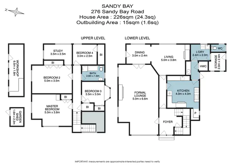 Floorplan of Homely house listing, 276 Sandy Bay Road, Sandy Bay TAS 7005