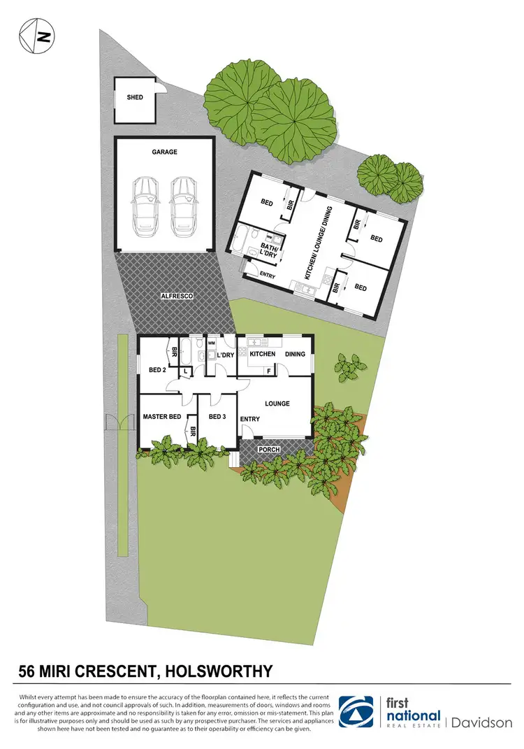 Floorplan of Homely house listing, 56 Miri Crescent, Holsworthy NSW 2173