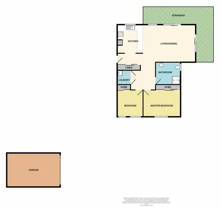 Floorplan of Homely house listing, 2/42 Poplar Level Terrace, Branxton NSW 2335