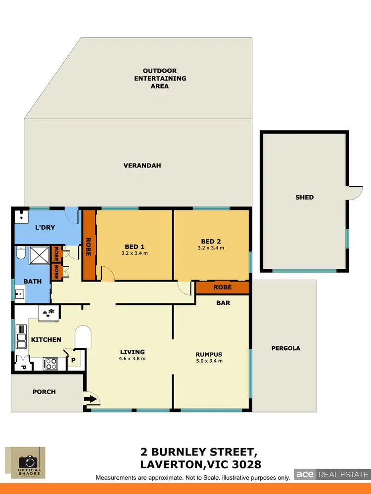 Floorplan of Homely house listing, 2 Burnley Street, Laverton VIC 3028
