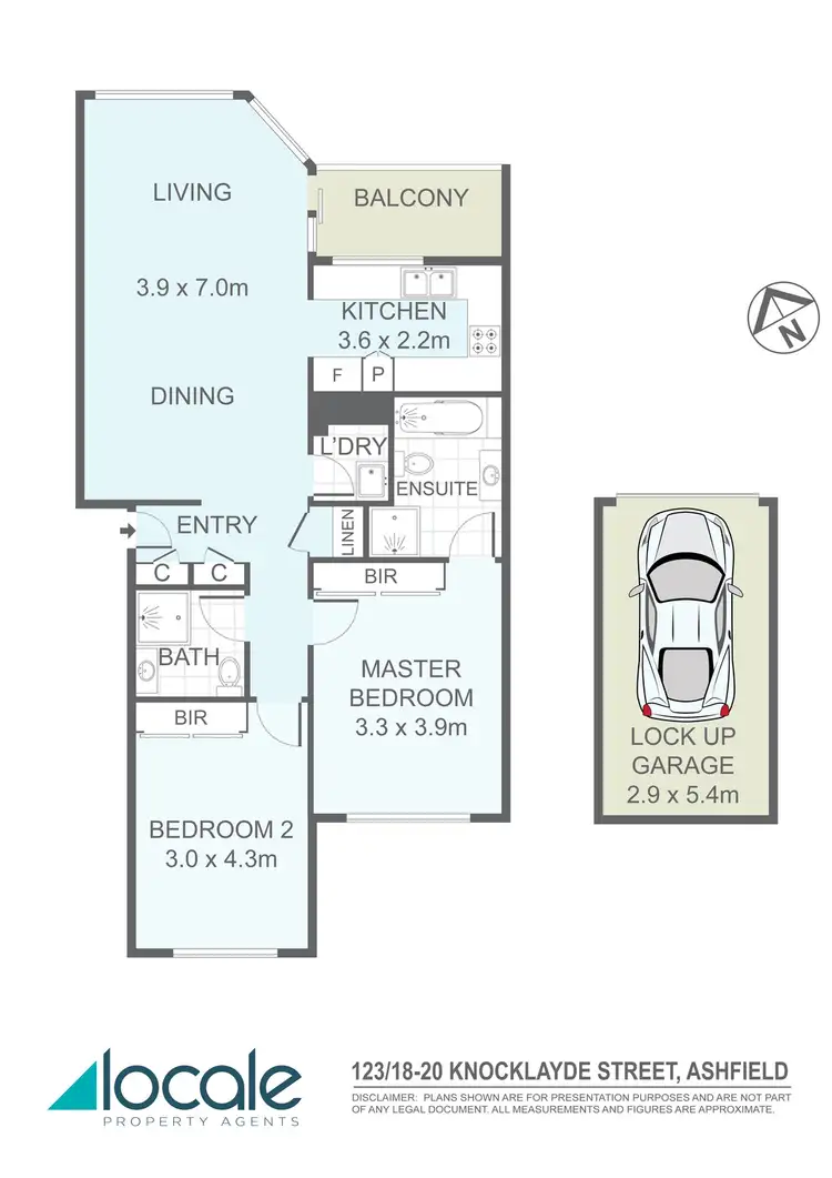 Floorplan of Homely unit listing, 123/18 Knocklayde Street, Ashfield NSW 2131