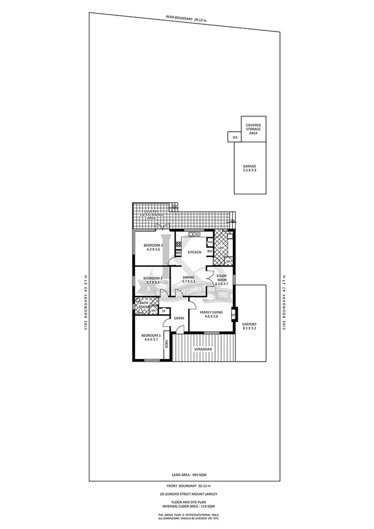 Floorplan of Homely house listing, 28 Learoyd Street, Mount Lawley WA 6050