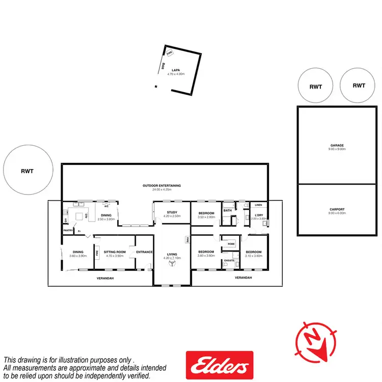 Floorplan of Homely rural property listing, 829 INMAN VALLEY ROAD, Lower Inman Valley SA 5211