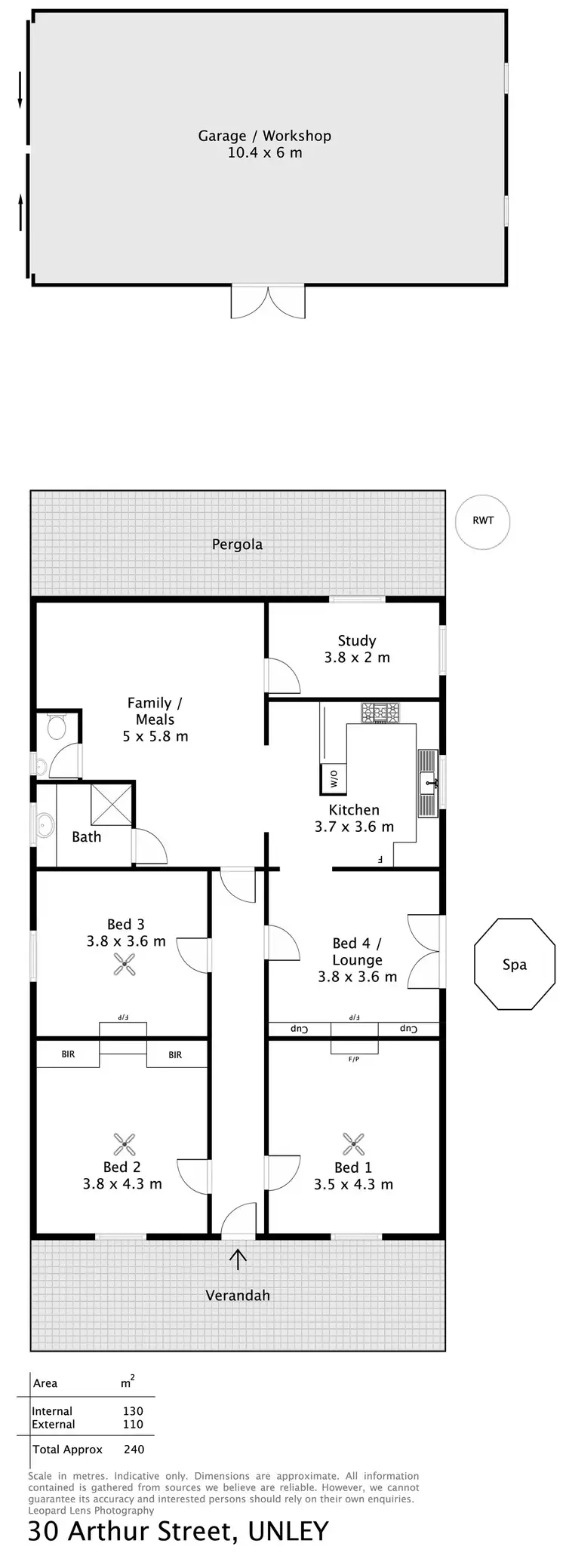 Floorplan of Homely house listing, 30 Arthur St, Unley SA 5061