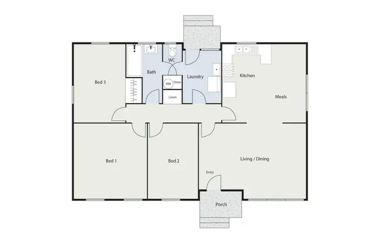 Floorplan of Homely house listing, 32 Gluyas Street, Farrer ACT 2607