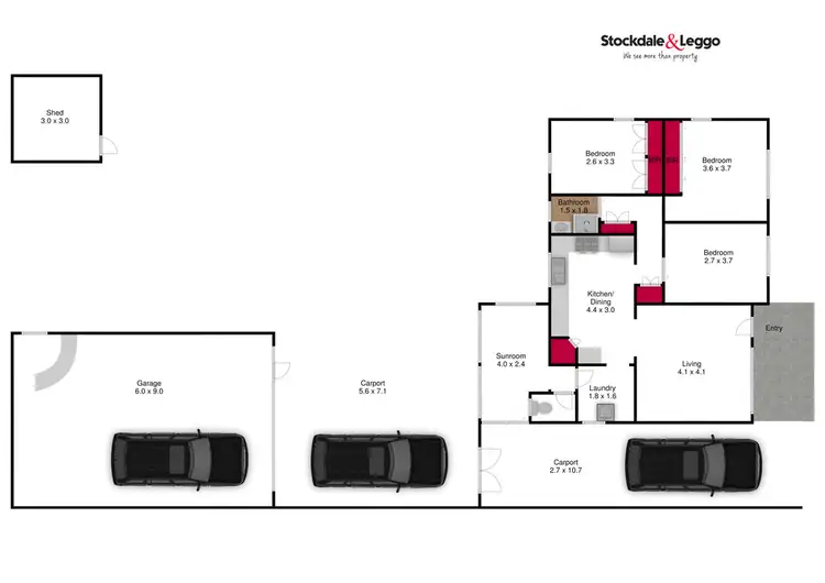 Floorplan of Homely house listing, 48 Haywood Street, Morwell VIC 3840
