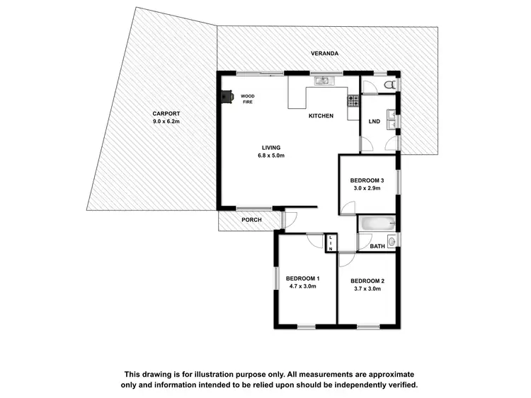 Floorplan of Homely house listing, 78 Memorial Drive, Naracoorte SA 5271