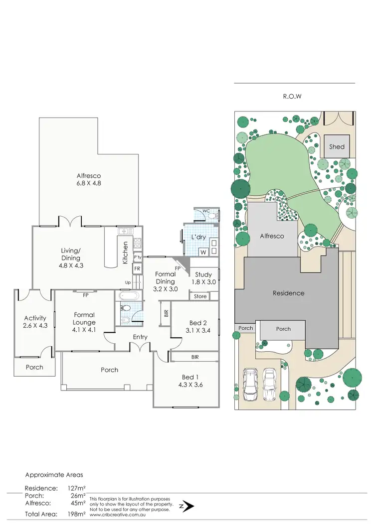 Floorplan of Homely house listing, 57 Nanson Street, Wembley WA 6014