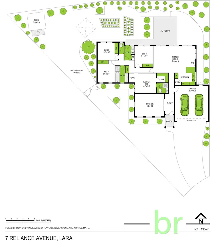 Floorplan of Homely house listing, 7 Reliance Ave, Lara VIC 3212