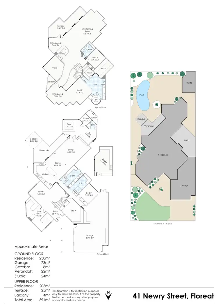 Floorplan of Homely house listing, 41 Newry Street, Floreat WA 6014