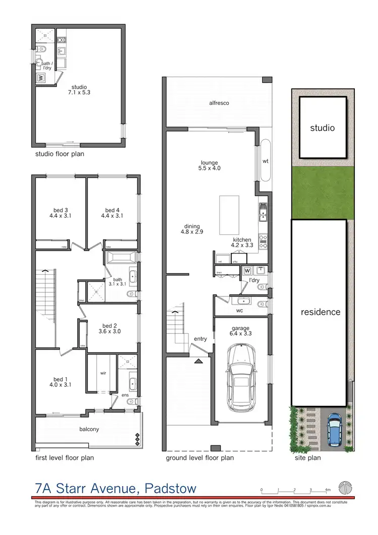 Floorplan of Homely house listing, 7A Starr Avenue, Padstow NSW 2211