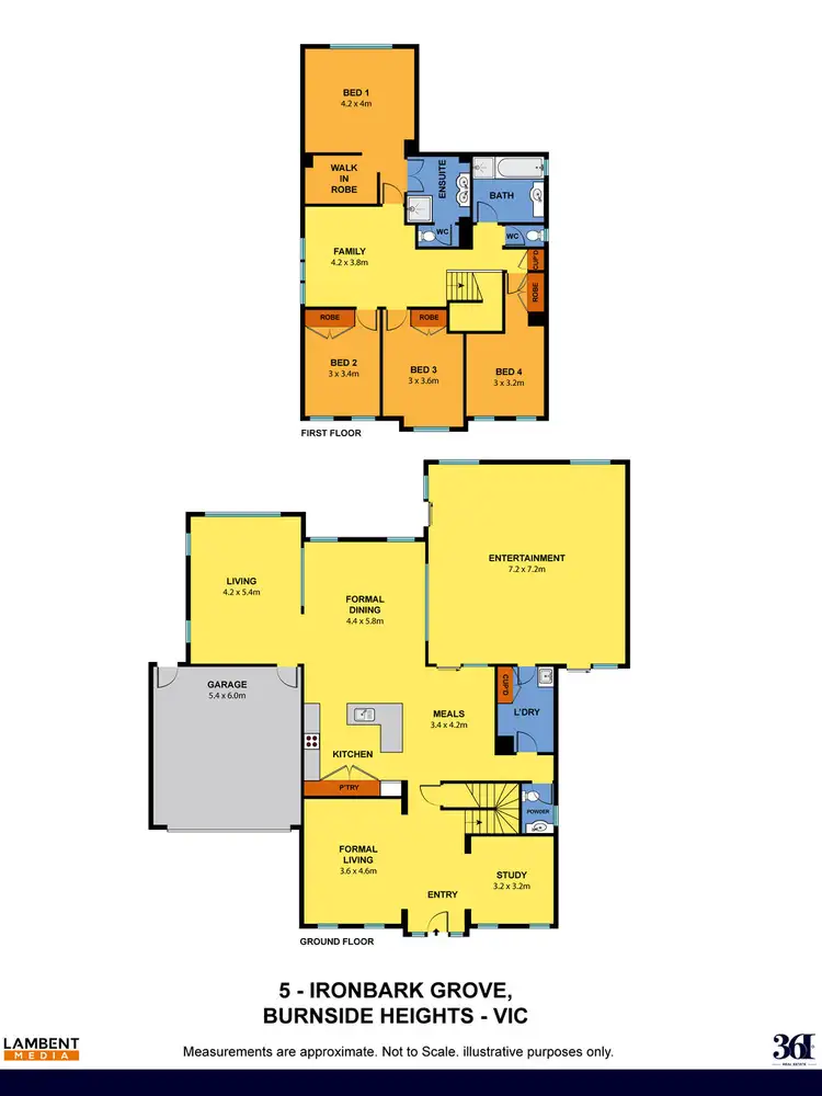 Floorplan of Homely house listing, 5 IRONBARK GROVE, Burnside Heights VIC 3023