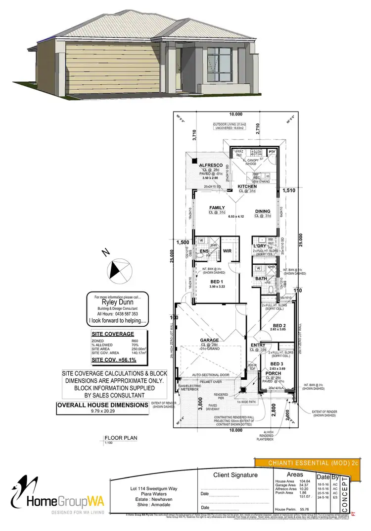 Floorplan of Homely house listing, 12 Sweetgum Way, Piara Waters WA 6112