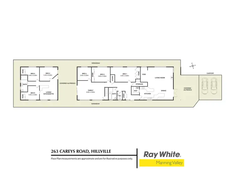 Floorplan of Homely rural property listing, 263 Careys Road, Hillville NSW 2430