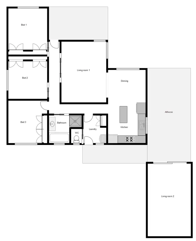 Floorplan of Homely house listing, 39 Pearce Street, Wodonga VIC 3690