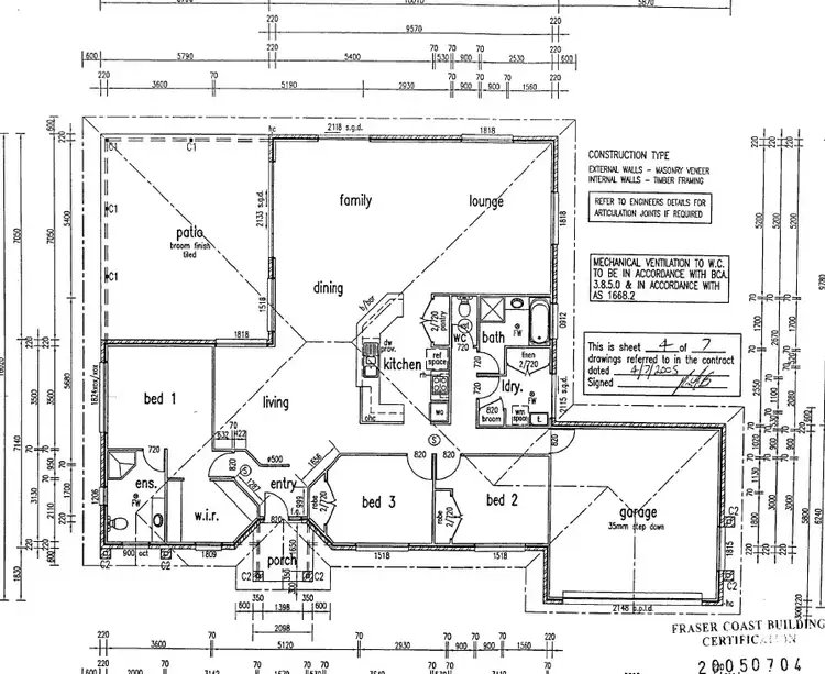 Floorplan of Homely house listing, 105 Seaview Drive, Booral QLD 4655