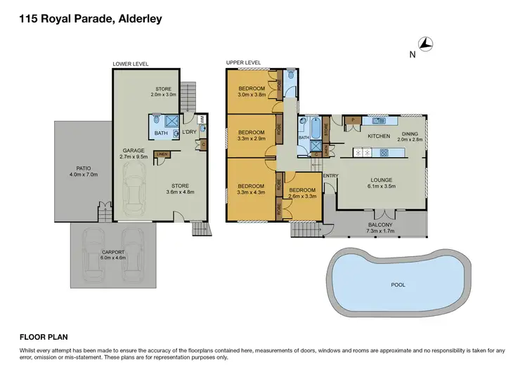 Floorplan of Homely house listing, 115 Royal Parade, Alderley QLD 4051