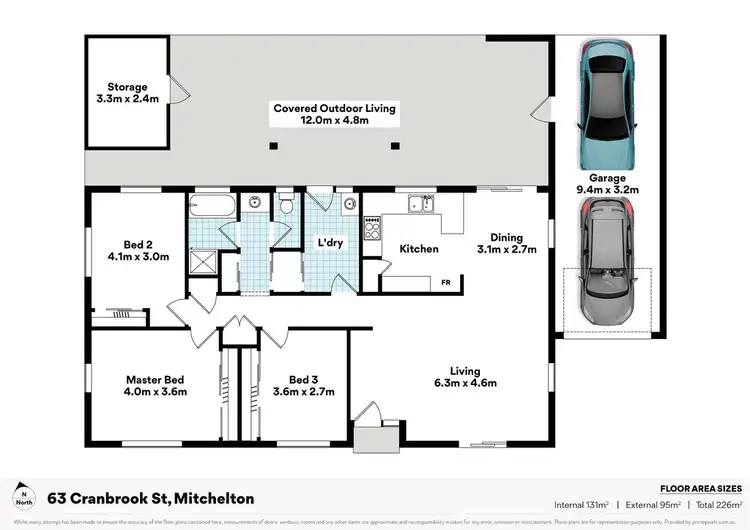 Floorplan of Homely house listing, 63 Cranbrook Street, Mitchelton QLD 4053