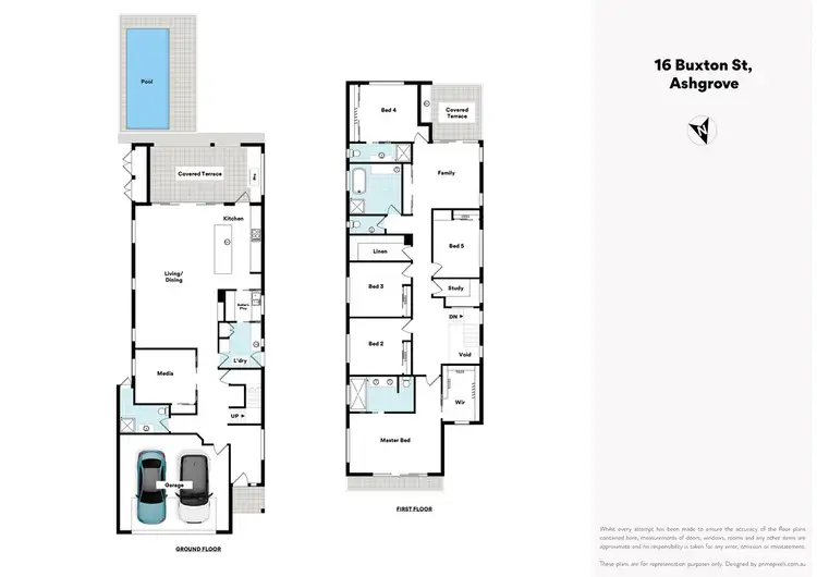 Floorplan of Homely house listing, 16 Buxton Street, Ashgrove QLD 4060