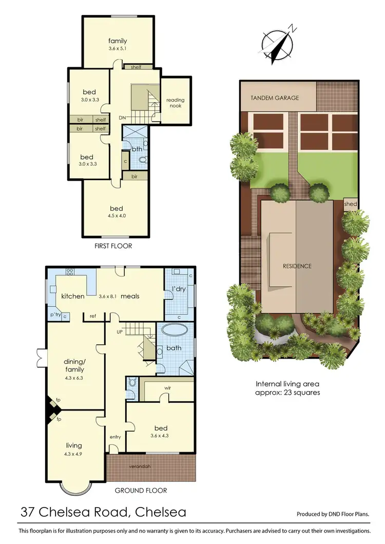 Floorplan of Homely house listing, 37 Chelsea Road, Chelsea VIC 3196