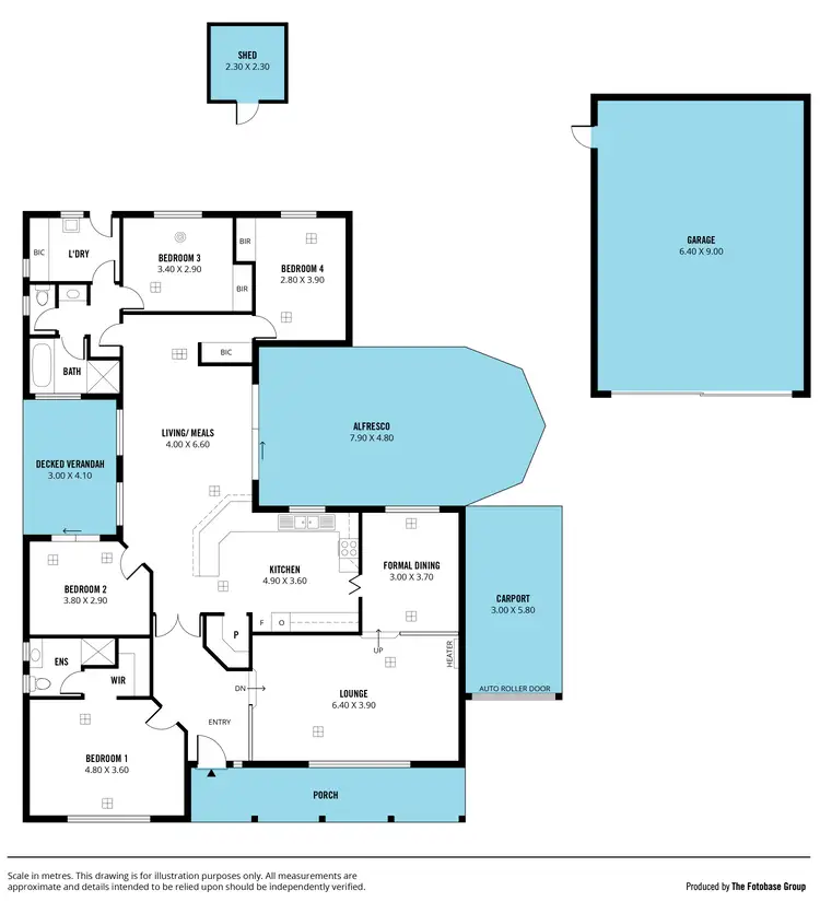 Floorplan of Homely house listing, 66 Scottsglade Road, Christie Downs SA 5164
