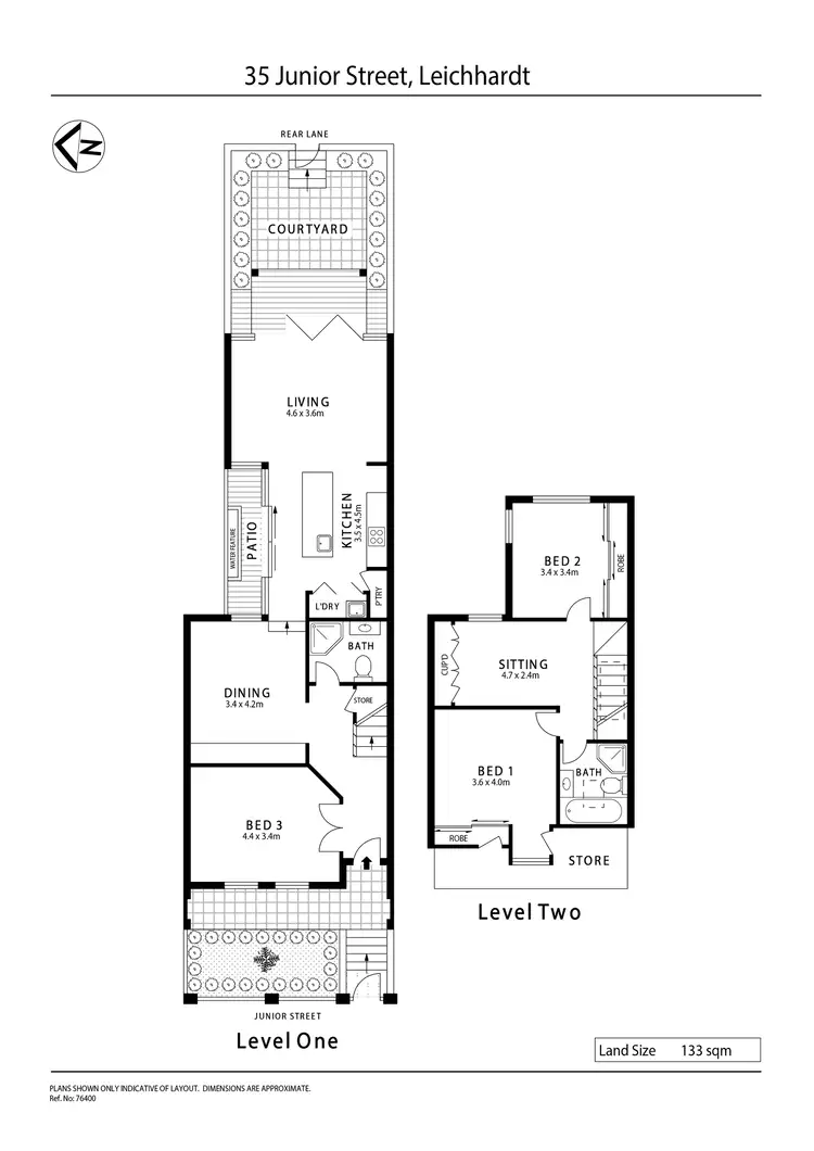 Floorplan of Homely house listing, 35 Junior Street, Leichhardt NSW 2040