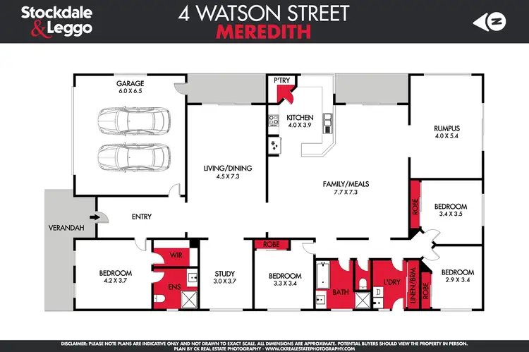 Floorplan of Homely house listing, 4 Watson Street, Meredith VIC 3333