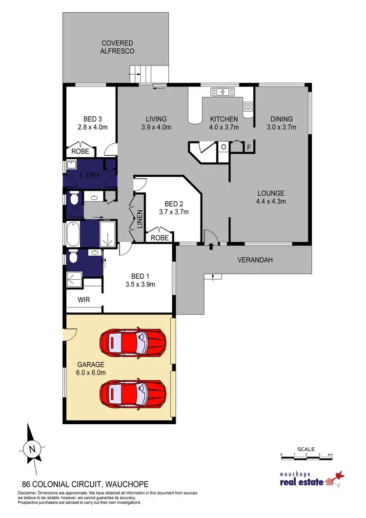 Floorplan of Homely house listing, 86 Colonial Circuit, Wauchope NSW 2446