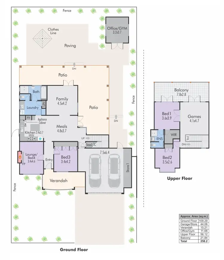 Floorplan of Homely house listing, 6 Oxford Street, Kensington WA 6151