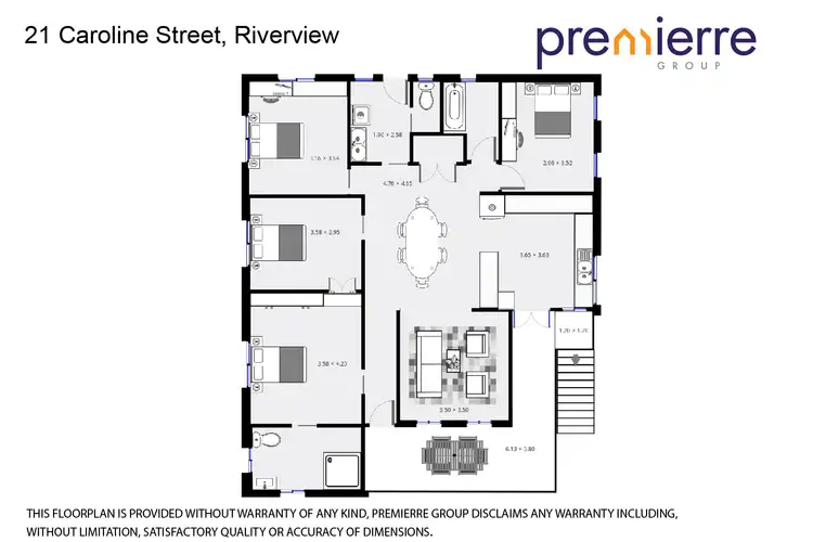 Floorplan of Homely house listing, 21 Caroline Street, Riverview QLD 4303
