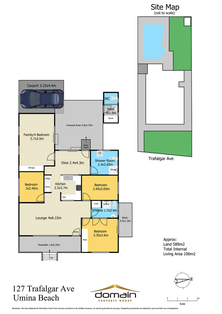Floorplan of Homely house listing, 127 Trafalgar Avenue, Umina Beach NSW 2257
