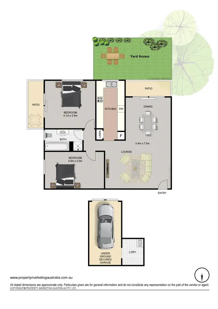 Floorplan of Homely unit listing, 2/164 Edwin Street North, Croydon NSW 2132