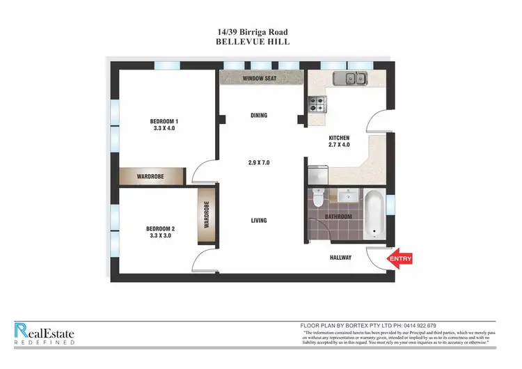 Floorplan of Homely apartment listing, 14/39 Birriga, Bellevue Hill NSW 2023