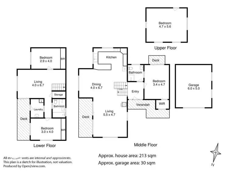 Floorplan of Homely house listing, 350 Resolution Road, Adventure Bay TAS 7150