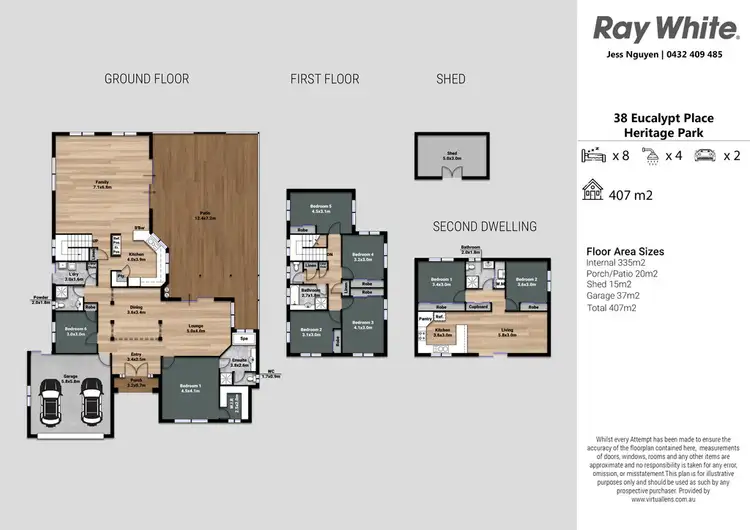 Floorplan of Homely house listing, 38 Eucalypt Place, Heritage Park QLD 4118