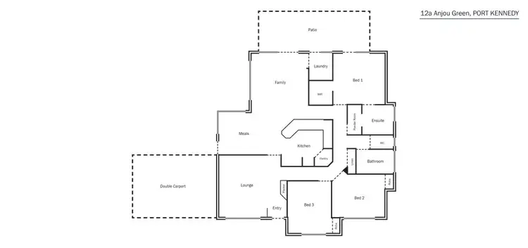 Floorplan of Homely house listing, 12A Anjou Green, Port Kennedy WA 6172