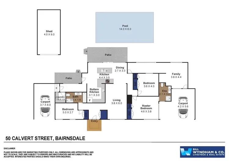 Floorplan of Homely house listing, 50 Calvert Street, Bairnsdale VIC 3875