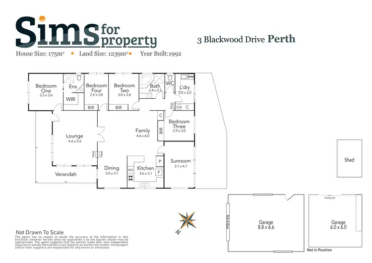 Floorplan of Homely house listing, 3 Blackwood Drive, Perth TAS 7300