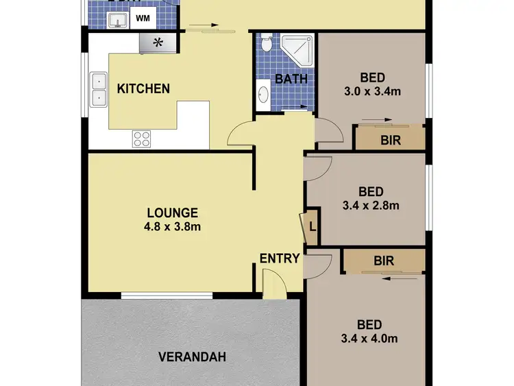 Floorplan of Homely house listing, 21 Roylston Street, Fairfield West NSW 2165