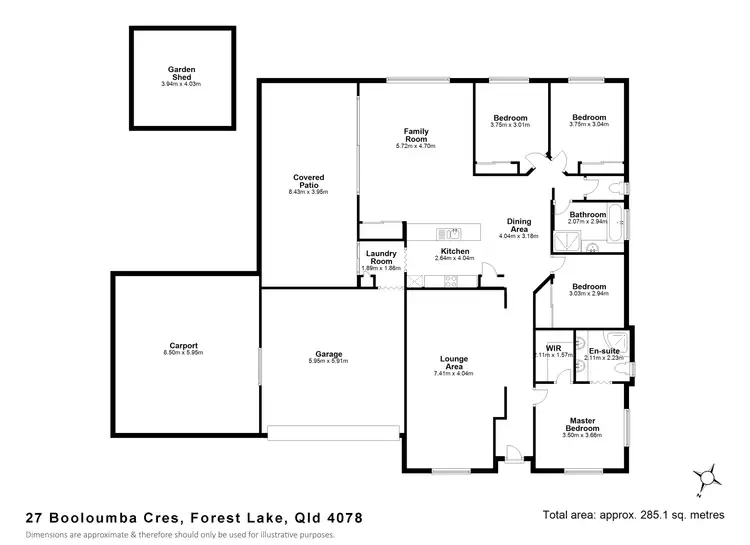 Floorplan of Homely house listing, 27 Booloumba Crescent, Forest Lake QLD 4078