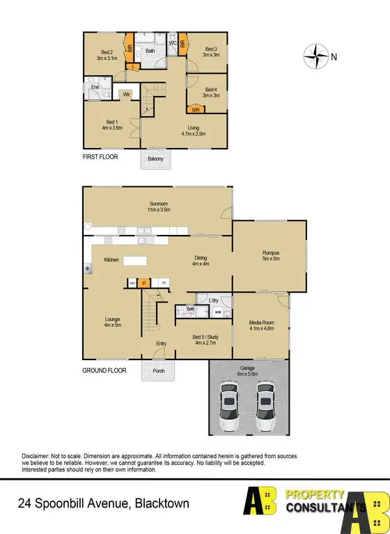 Floorplan of Homely house listing, 24 Spoonbill Avenue, Blacktown NSW 2148